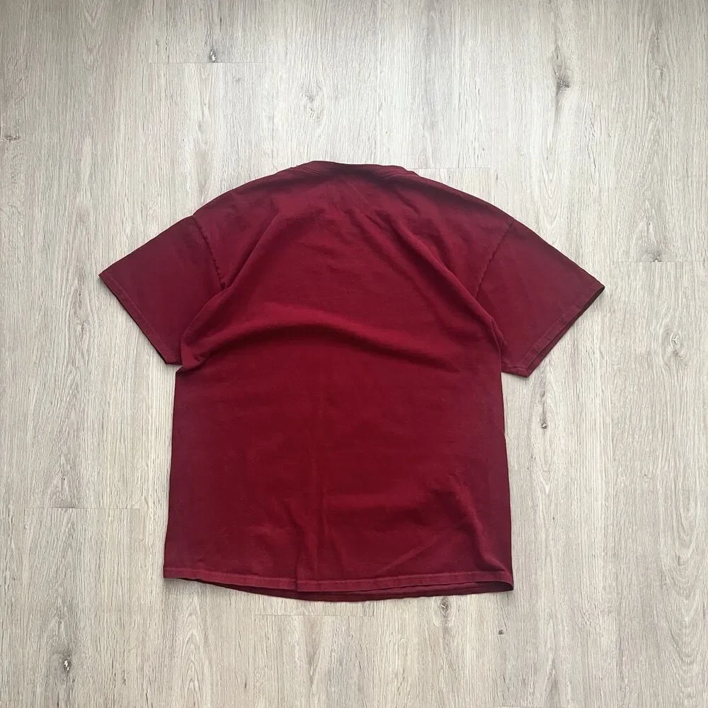 Hard Rock Cafe St Louis Graphic T-Shirt Mens L Red City Gateway Arch Y2K Style